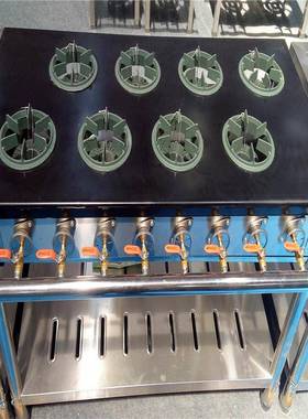 韩式铁板煲仔炉韩式煲仔炉煲汤炉四头六头八头煲仔炉