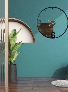 静音装饰爆款时钟欧式复古铁艺壁挂钟表个性家用挂钟