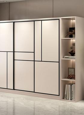 衣柜家用卧室推拉门主卧简约储物柜出租房小户型经济成人儿童衣柜