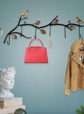 墙壁挂钩墙上挂衣架卧室门后粘贴衣帽钩玄关入户挂衣钩装饰壁挂