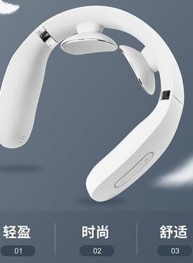 潮电便携式MINI颈部按摩器按摩仪护颈理疗充电式静音