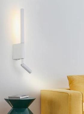 北欧极简卧室床头阅读壁灯带开关现代床头灯新款可调角度主卧壁灯