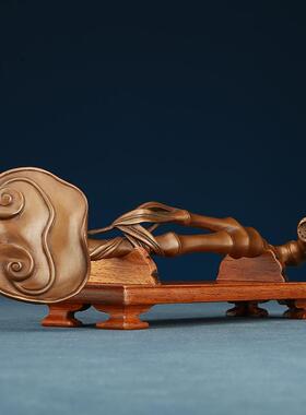 紫铜吉祥如意摆件工艺品客厅办公室家居装饰品开业礼品