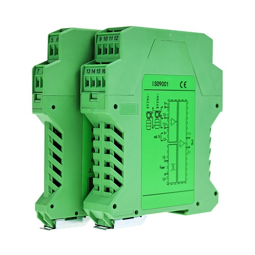直流信号隔离器一进二出模拟量电流4-20mA转换电压0-10V5分配模块 - 图3