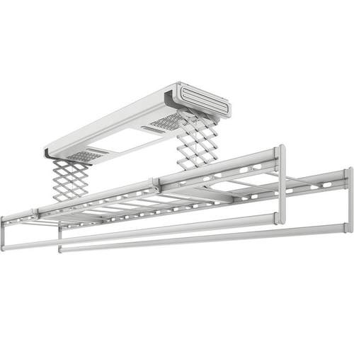 电动晾衣架2.15米固定直杆阳台遥控升降自动智能家用双排加厚晒衣 - 图3