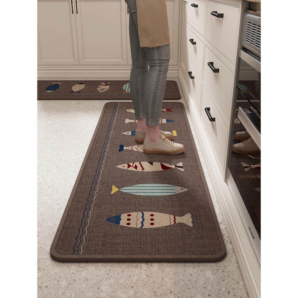 厨房地垫防滑吸水防摔垫耐脏免洗家用脚垫简约高级感厕所软垫定制,淘宝优惠券,粉丝福利购,淘宝优惠卷