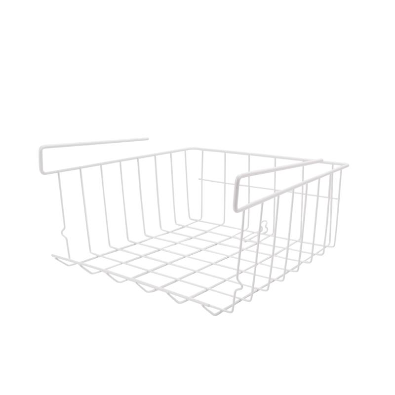 厨房吊柜下挂篮置物架宿舍书桌柜子分层整理架衣柜悬挂式叠加收纳 - 图3