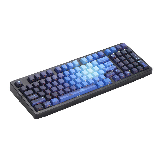 Zohe ZH980 three-mode mechanical keyboard sea moon side engraved