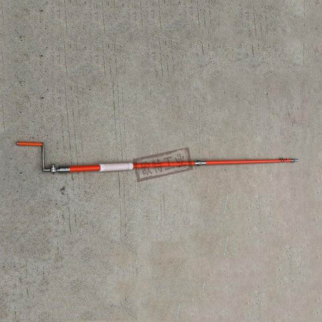 Spiral joint insulated operating rod straight sleeve operating rod quick installation sleeve wrench operating rod