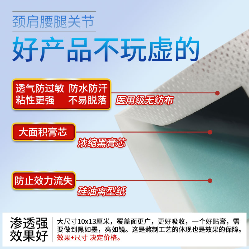 卜顺堂腰椎间盘突出贴膏腰肌劳损腰疼腰痛压迫神经膏贴专用膏药贴 - 图1