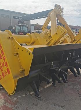 2米灰土拌机修公路用的后桥式路拌机冻土硬地旋耕设备