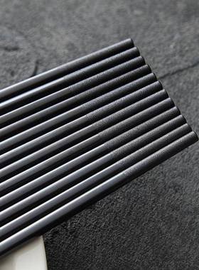 抗菌筷子家用防滑高颜值个人专用轻奢风日式2024新款家庭合金筷子