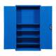 Heavy-duty hardware tool cabinet factory workshop multifunctional parts storage cabinet with laminated plate and mesh