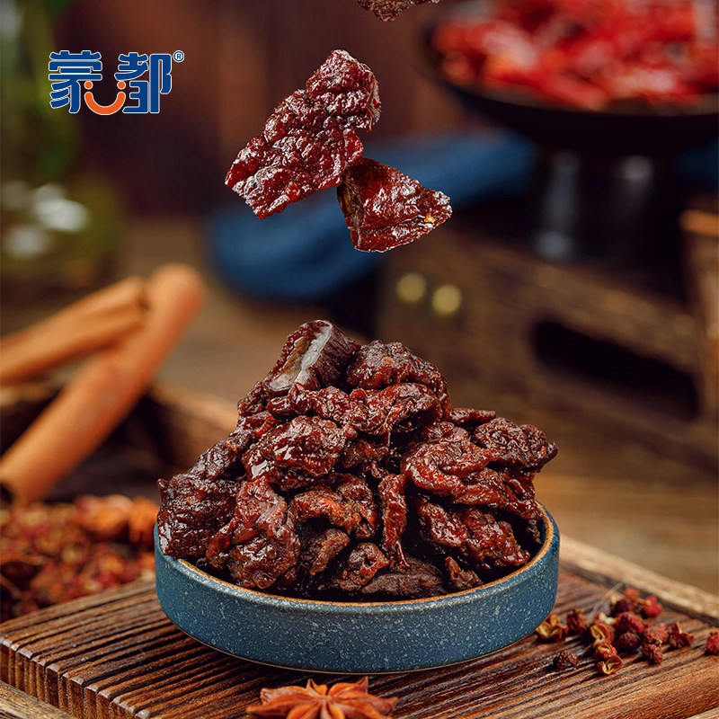 蒙都风干牛肉块大块牛肉真空包装熟食开袋即食香辣内蒙古特产300g,淘宝优惠券,粉丝福利购,淘宝优惠卷