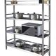 Kitchen 304 stainless steel four-layer five-layer shelves, storage racks, dining and drinking utensils, thickening, storage, welding and thickening