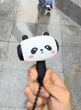 卡通发声锤子包挂件摇晃