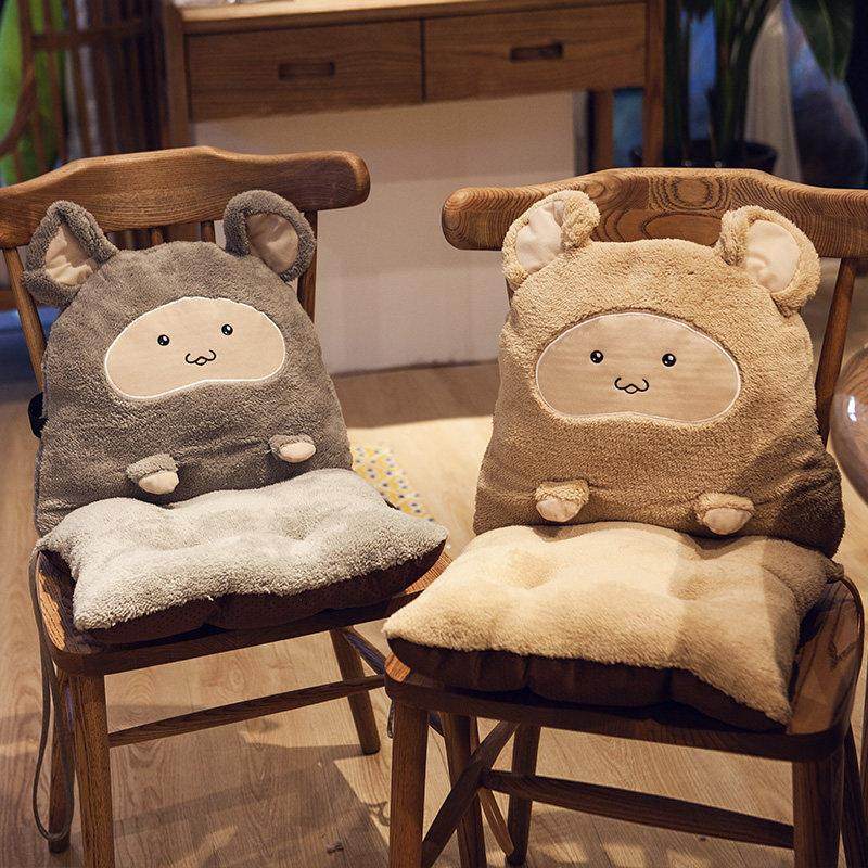 坐垫背垫一体女生办公室屁垫靠背加厚学生椅子坐靠家用椅垫女靠垫,淘宝优惠券,粉丝福利购,淘宝优惠卷