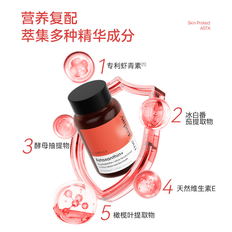 metoday虾青素胶囊天然口服精华进口1218打光瓶冰白番茄胶原蛋白,淘宝优惠券,粉丝福利购,淘宝优惠卷