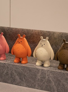 网红兔兔落地摆件客厅玄关电视柜旁送礼好物轻奢装饰乔迁礼品