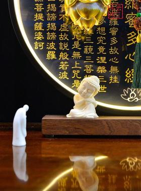 新中式禅意摆件佛堂倒流香佛手香炉客厅办公室装饰桌面茶桌装饰品