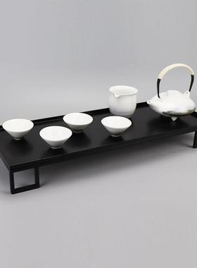 新中式禅意茶道茶具套装摆件客厅茶室茶桌茶楼茶壶样板房软装摆设