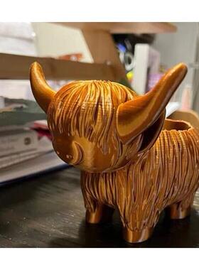 新品爆款高地牛花盆盆栽摆件多肉树脂盆景家居