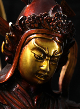 速发纯铜殷元帅太件九龙玄摆岁统领雷部天星大号神像地司将君铜佛