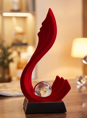 速发风生水起酒柜电视柜办家室品饰轻奢高档高级感客厅摆件艺术装