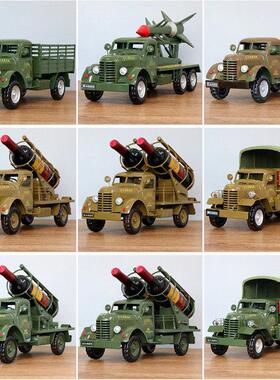 铁艺覆古军车汽车红酒架创意摆设展示架摆件饭厅酒吧装饰道具模型