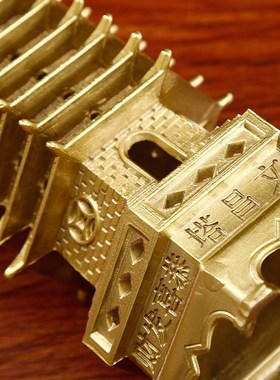 速发圆三佛具文昌十纯铜1层九层塔通层书房书桌书房办公室工艺品