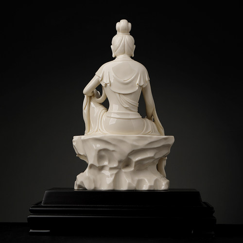 速发省十三观音《观音》世级大师周金田观三音菩萨陶瓷摆件 - 图2