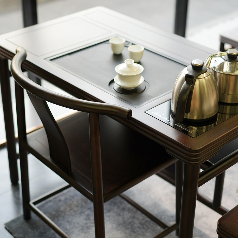 速发新烧木花梨式台小茶桌实木功夫茶台中水壶一体式家用茶桌椅组,淘宝优惠券,粉丝福利购,淘宝优惠卷