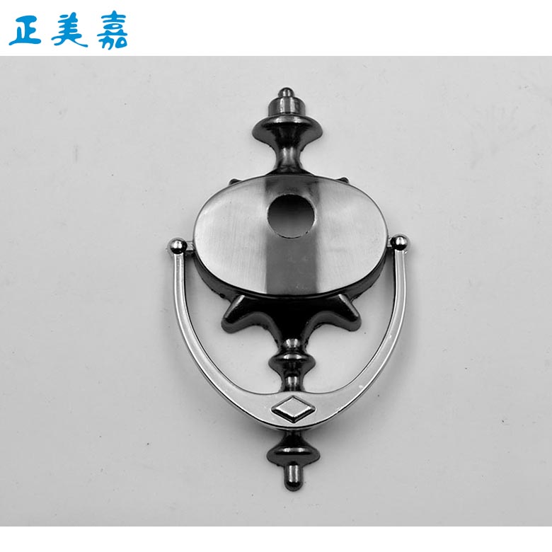 步阳索福老防盗门葫芦拉手自动锁把手小面板葫芦形装饰圈锁具配件 - 图2