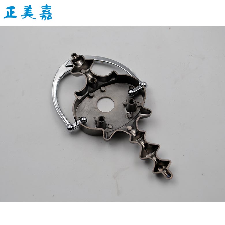 步阳索福老防盗门葫芦拉手自动锁把手小面板葫芦形装饰圈锁具配件 - 图0