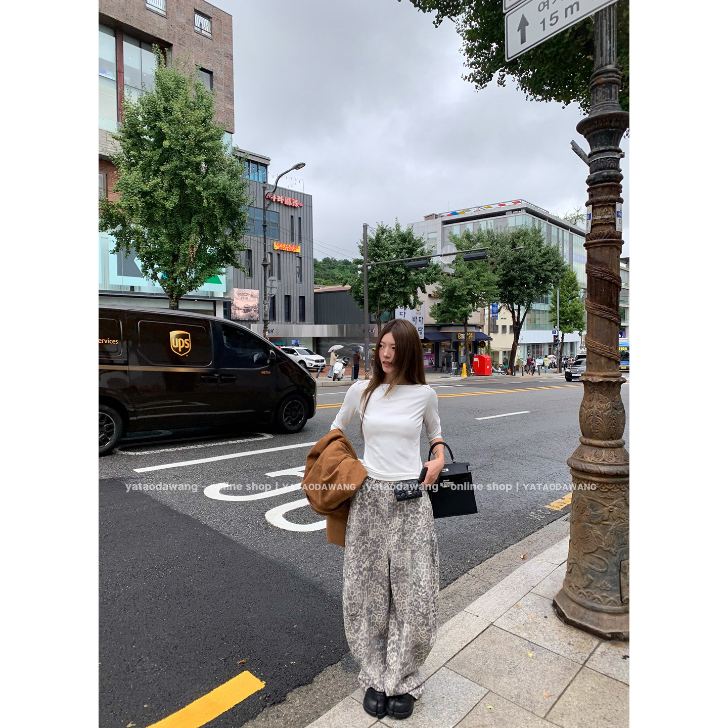 牙套大汪 【万能穿搭】小味道十足*七分袖T恤百搭实穿打底上衣