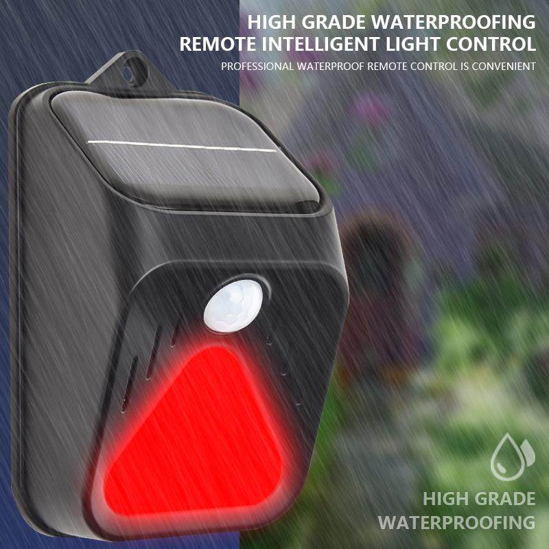 怀尔德新款太阳能报警灯人体感应遥控报警器驱赶动物太阳能警报灯,淘宝优惠券,粉丝福利购,淘宝优惠卷