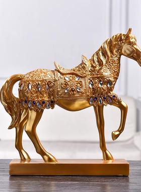 客厅摆设欧式树脂工艺品家装饰品摆件办公室装饰电视柜酒柜装饰品