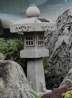 户外落地中式庭院宫灯石灯花园别墅阳台禅意农家乐创意摆件装饰品