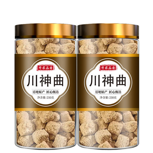 川神曲中药材500g正品脾胃煲汤乾隆四神汤云茯苓川神曲广陈皮芡实 - 图3