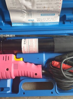 电动黄油枪12V24拉链2拉杆油枪全自动高压打黄油快速打油枪注油器