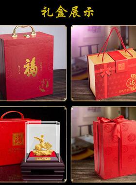 玉兔摆件绒沙金聚宝盆兔子摆件创意公司年会保险公司开门红礼品