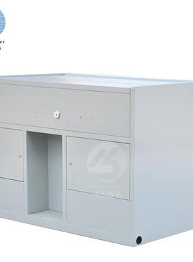 多功能讲台校园教室用讲桌培训班机构中控讲桌老师会议演讲台全钢