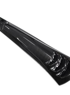 适用于比亚乔春天冲刺150改装领带装饰板碳纤纹领带喇叭盖