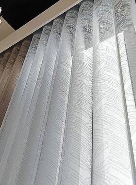 简约高遮光垂直帘竖百叶帘客厅办公室卧室成品手动梦幻帘