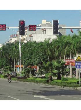 LED信号灯灯杆信号灯灯杆自产自销7.5米框架杆整体热镀锌