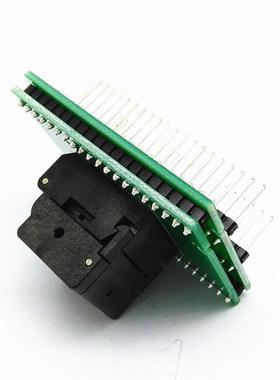 HMILUQFN36-0.5双层板烧录座6*6适配艾科编程器QFN36测试座