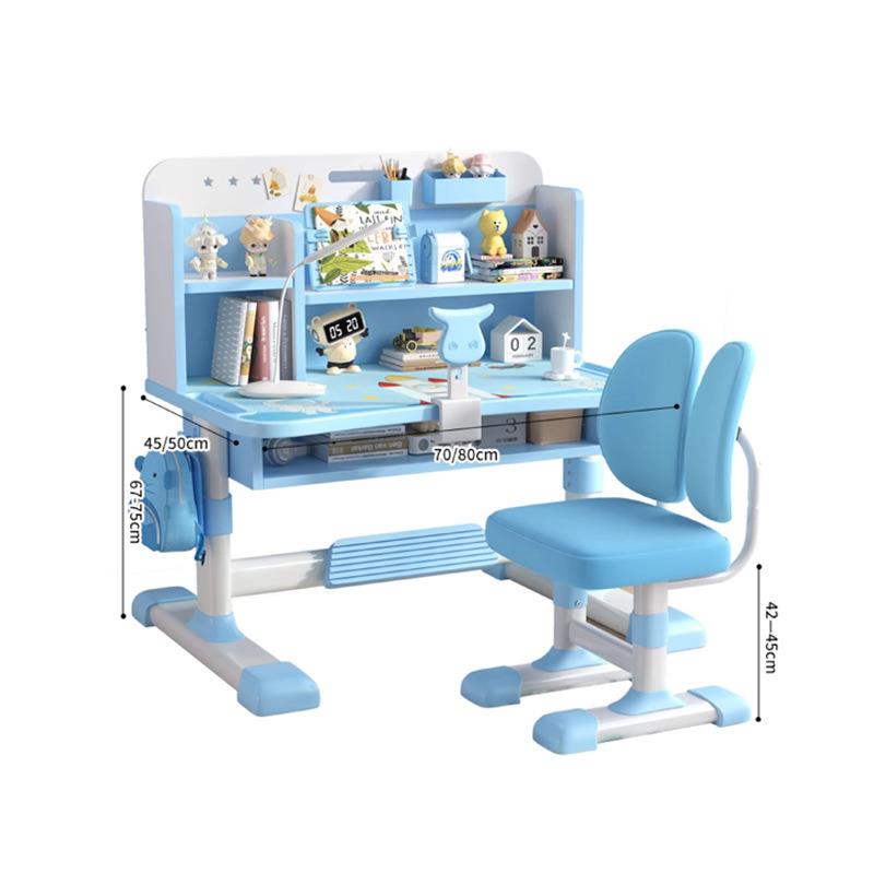 Study table children's lift primary school students' home writing table children's desk and chair set for homework