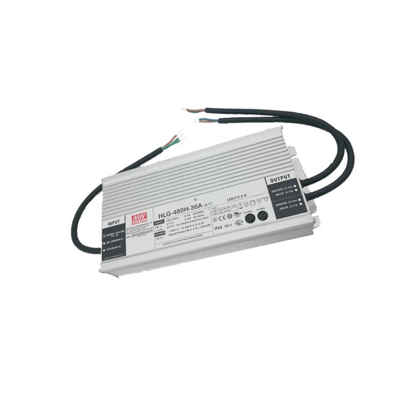 明纬HLG-480H-24A480w恒流恒压24v20a输出可调IP67LED电源供应器 - 图3