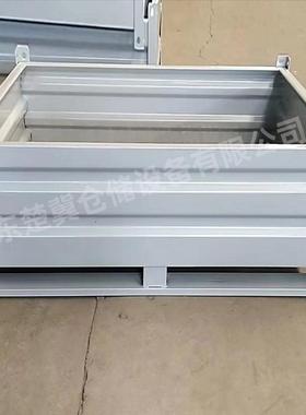 生产可堆垛折叠金属周转箱工位器具金属料箱物流金属周转箱
