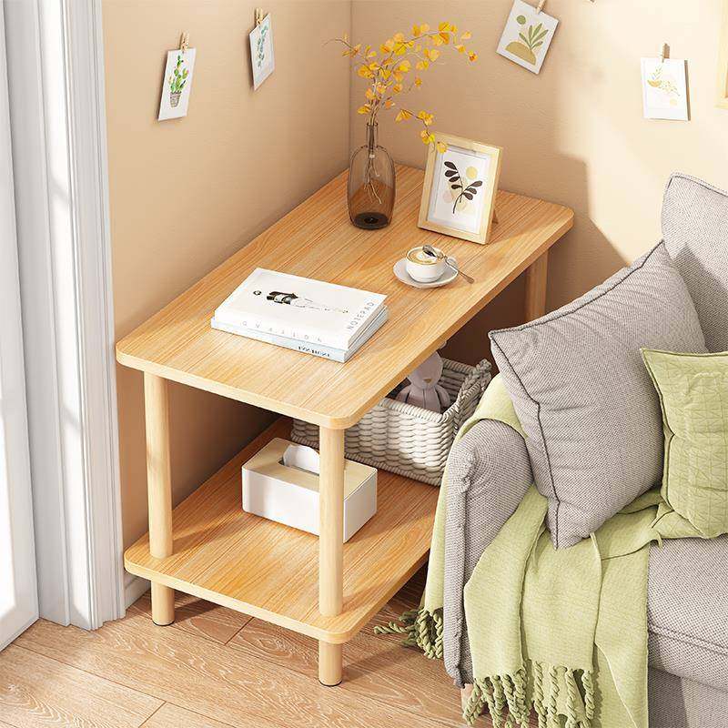 床边置物架客厅沙发边几角几阳台双层小茶几卧室角落小桌子床头柜,淘宝优惠券,粉丝福利购,淘宝优惠卷